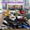 Mobilize Your Bed Gundam Wing Printed Duvet Cover and Bedding Set, Various Sizes