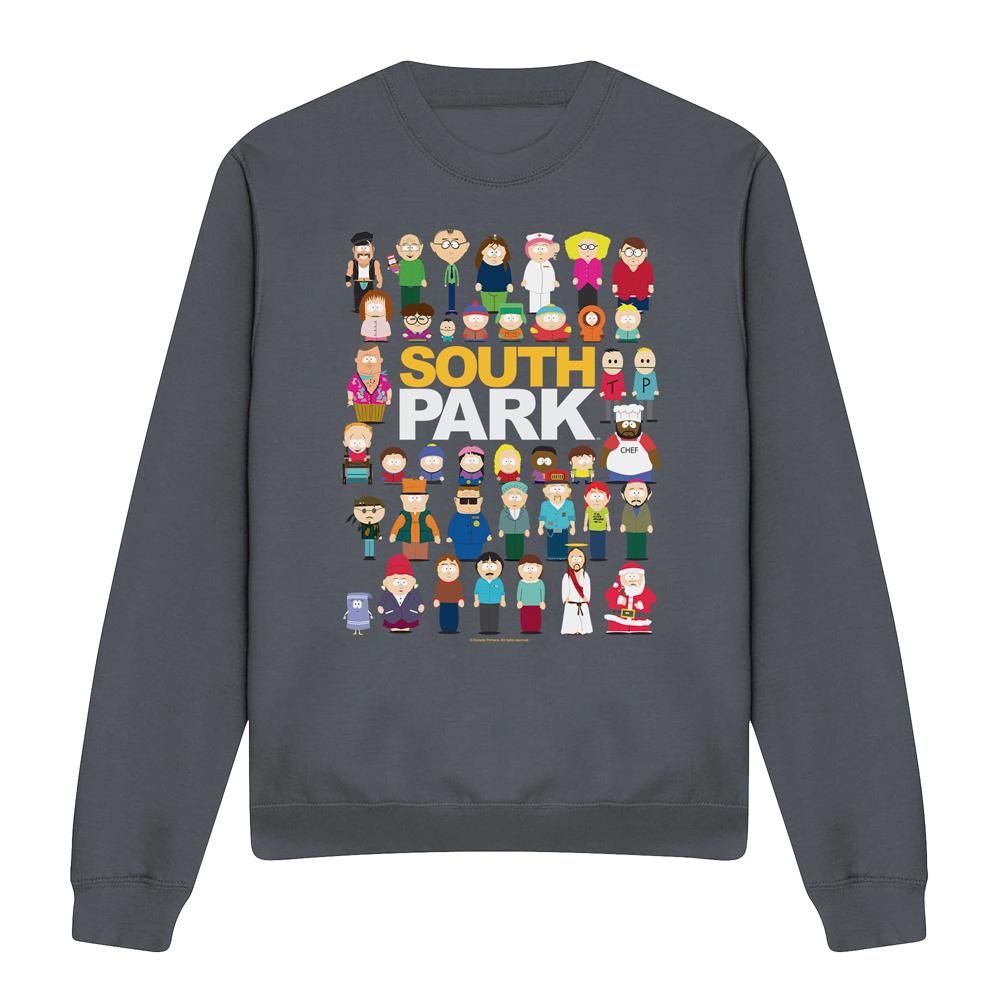 South Park Unisex Adult Full Cast Sweatshirt