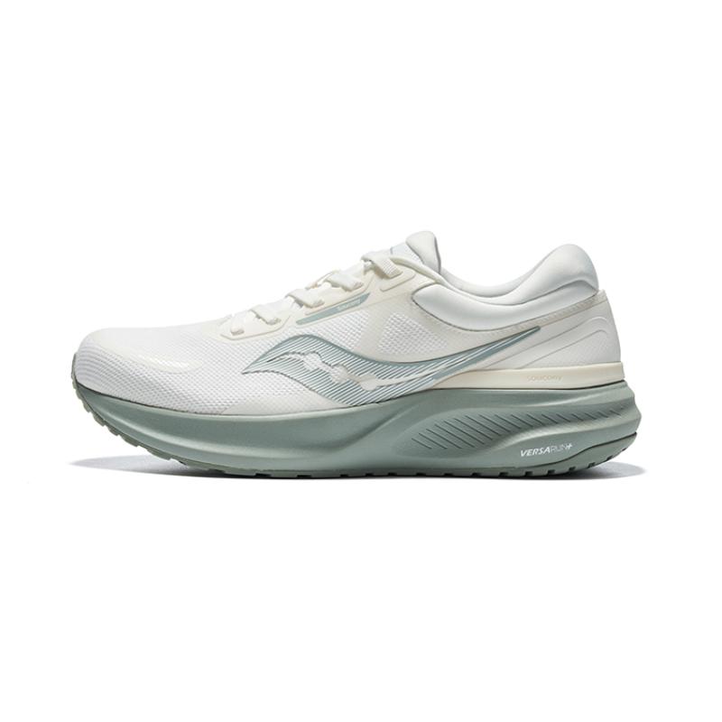 PUFF x Saucony Износостойкие, Дышащие, Легкие Кроссовки с низким верхом для бега Унисекс Серо-бежевый Saucony S28194-10