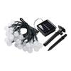 Solar Powered 50 LED String Light Garden Path Yard Decor Lamp Outdoor Waterproof