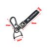 AEG3   1pcs 3D Citroen new carbon fibre Zinc Alloy Car KeyChain Key Chain Keyring Key Ring Creative logo Emblem Auto Badge accessories