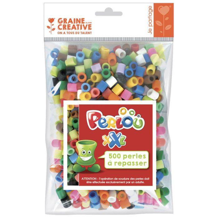 Sachets de 500 perles à repasser XXL - 10 mm