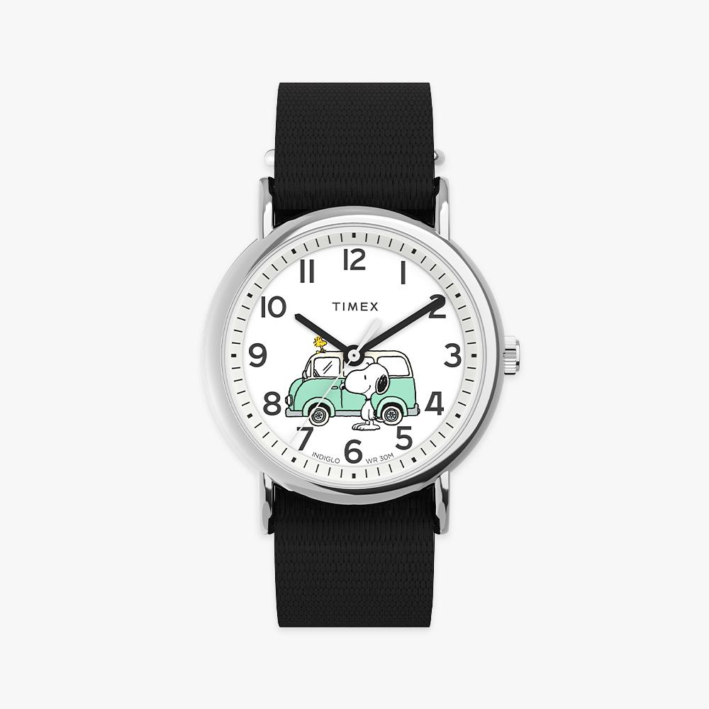 TIMEX Peanuts Weekender Снупи Вудсток Унисекс Наручные часы 38 мм TW2Y11800