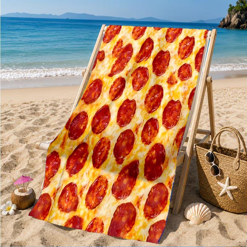 Egg Yolk Delight Beach Towel, Microfiber Beach Towel, Perfect For Pool, Beach, Travel, Home Decor Beach Party Fan gifts