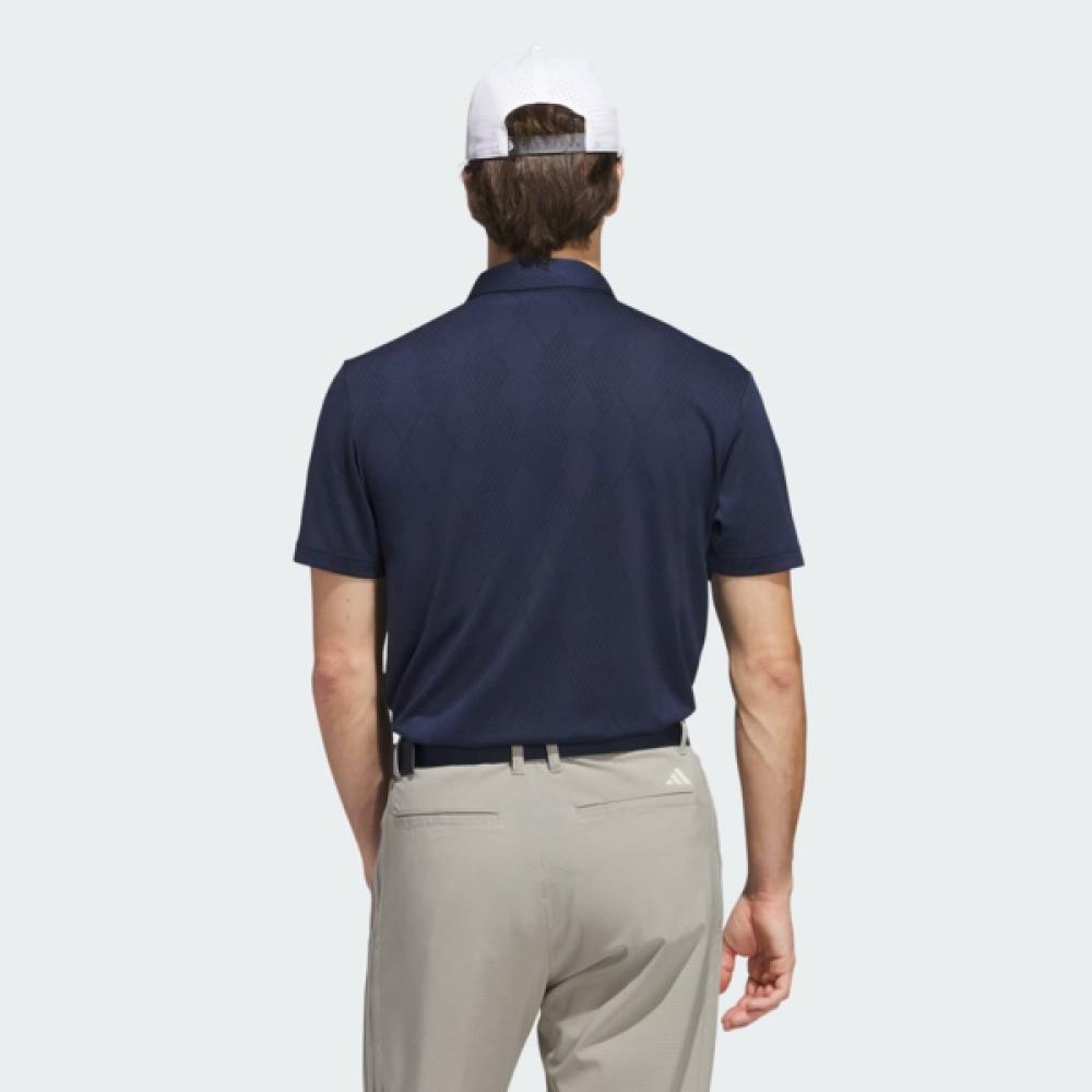 Adidas Golf 25SS Men S UlTimaTe Micro TexTure Polo ShorT Sleeve T ShirT Navy Jf9010