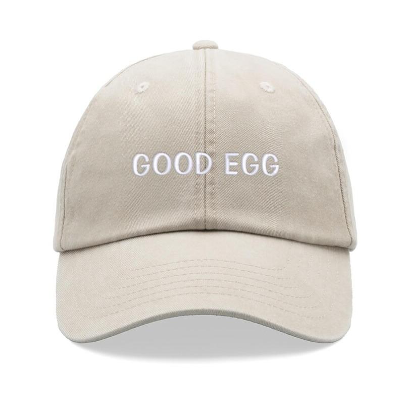 Кепка Good Egg Винтажная Стирка Хлопок Унисекс Папина Кепка Регулируемая Смешная Выцветшая Спортивная Солнце День Отца День Матери Смешная Шутка Мама