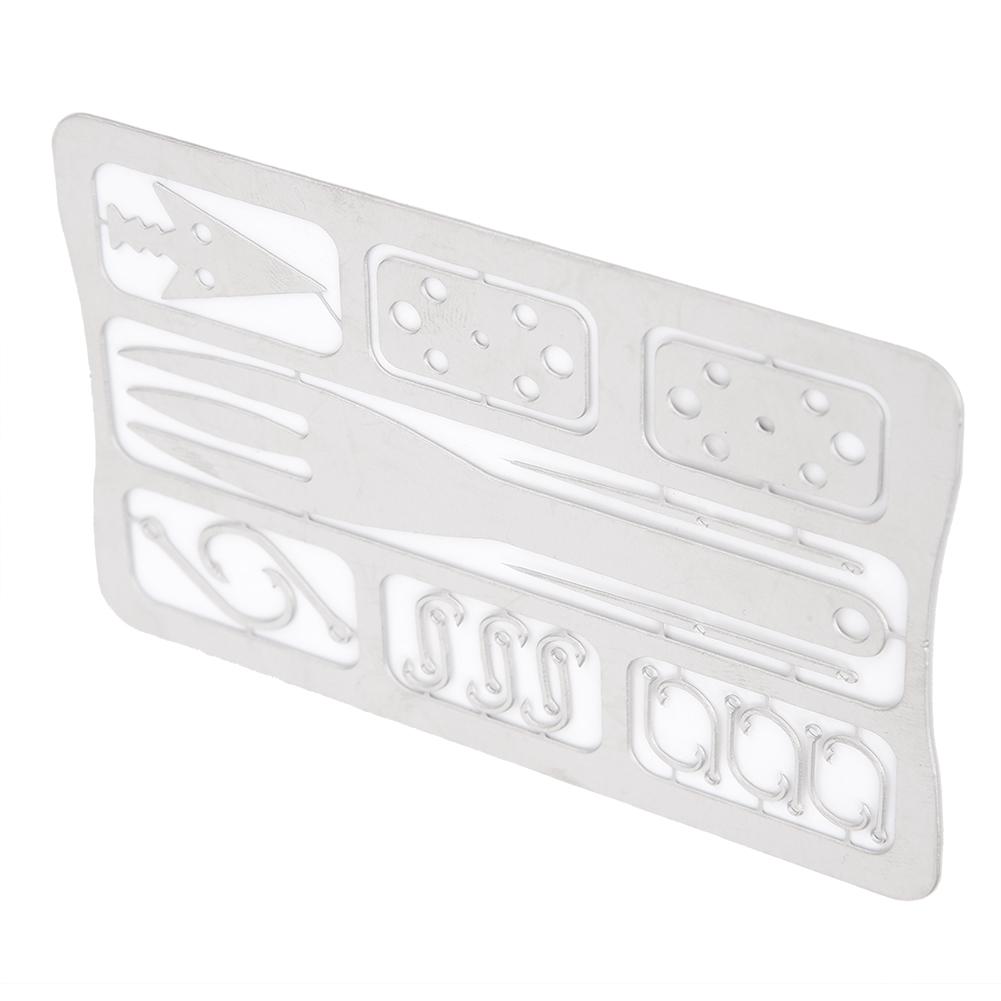 Мультитул Походное снаряжение Инструменты для выживания Охота Аварийный набор Рыболовные снасти Рыболовный крючок Карта