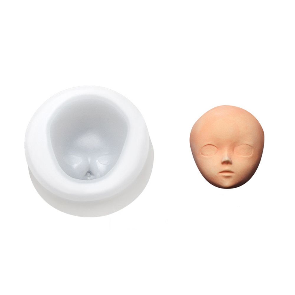 Аксессуары для украшения куклы, глиняная голова, Sculpey, силиконовые формы для детского лица, 3D-форма для лица