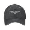 Lehman Brothers Risk Management Department 2008Cap Cowboy Hat Streetwear Sun Cap Women's Golf Wear Unisex's