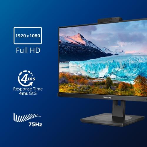 Philips S Line 272S1MH/00 Monitor 27'' IPS, FHD 1920x1080, 4 ms, 300 cd/m2, 75 Hz, Black