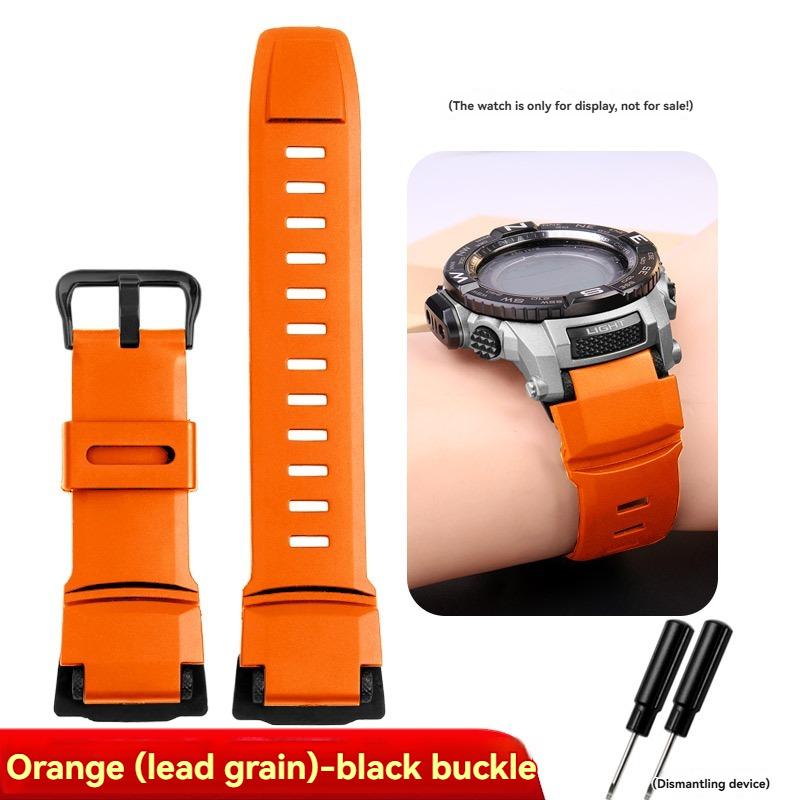 Для Casio PROTREK PRG-260/270/550/250 Силиконовый ремешок для часов PRW-3500/2500/5100 Специальный интерфейс резиновый ремешок Черный мужской Браслет