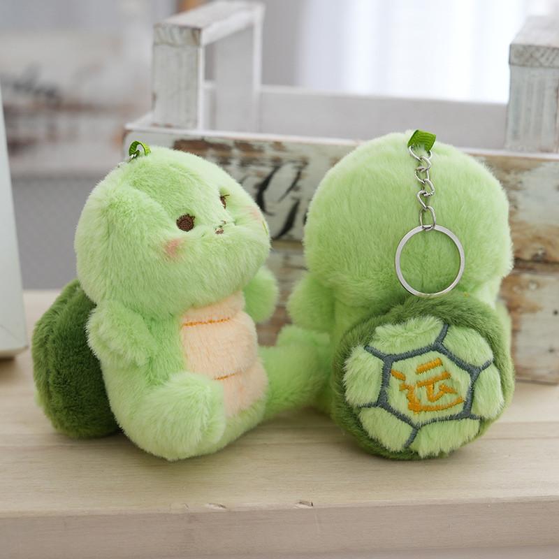 Adorable Cute Plush Turtle Keychain Soft Toy Doll For Bags And Accessories