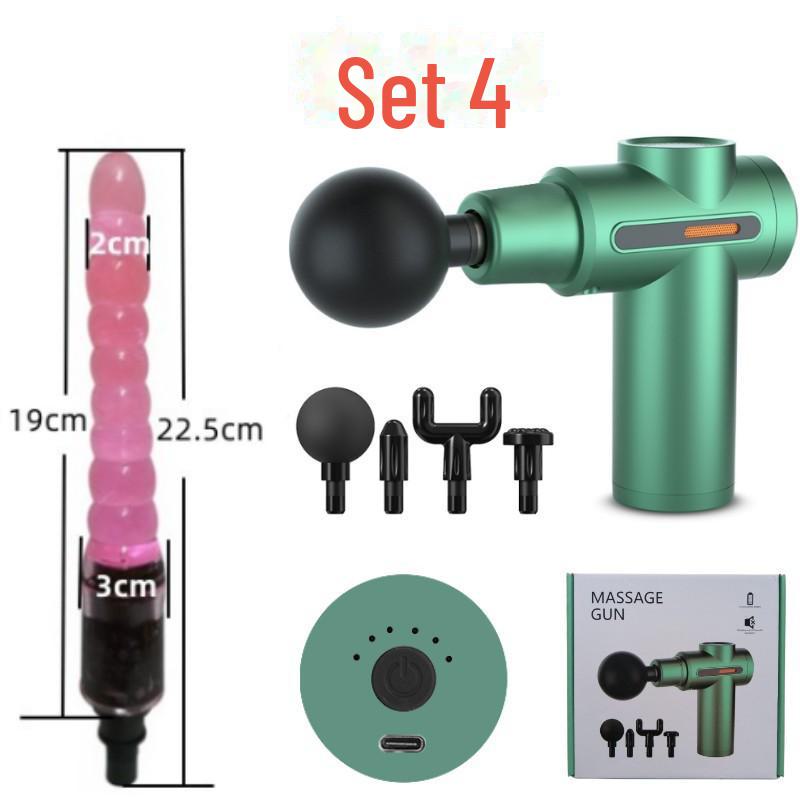 Women's Multifunctional Silicone Massage Gun for Muscle Relaxation