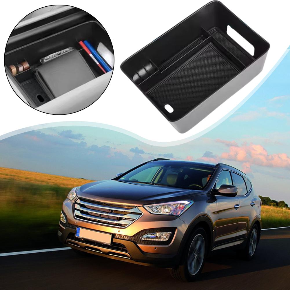 Для Hyundai Santa MX5 центральный консольный лоток вставной органайзер для перчаток под центральным поддоном ящик для чашек подлокотник консольный лоток для хранения с K4V9
