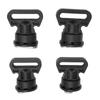 4PCS Track Mount Tie Downs Marine Nylon Rope Securing Fasteners for Motorboat Inflatable Boat Kayak