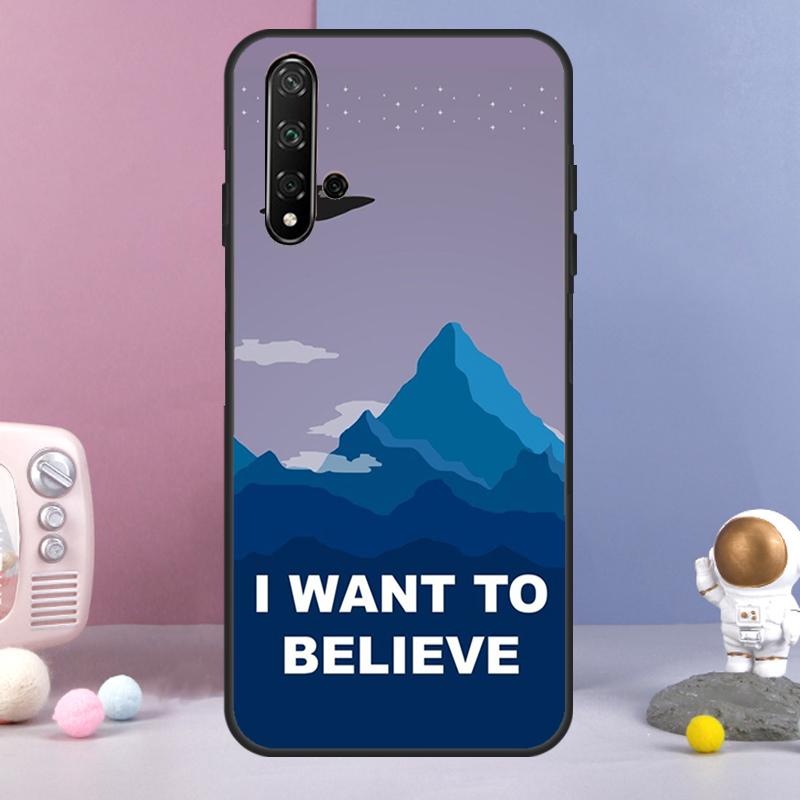 Секретные материалы Я хочу верить Для Huawei Nova Y60 Y61 Y70 Y72 Y73 Y90 Y91 9 10 SE 7i 8i 11i 12i P30 P40 Lite P60 Pro Чехол