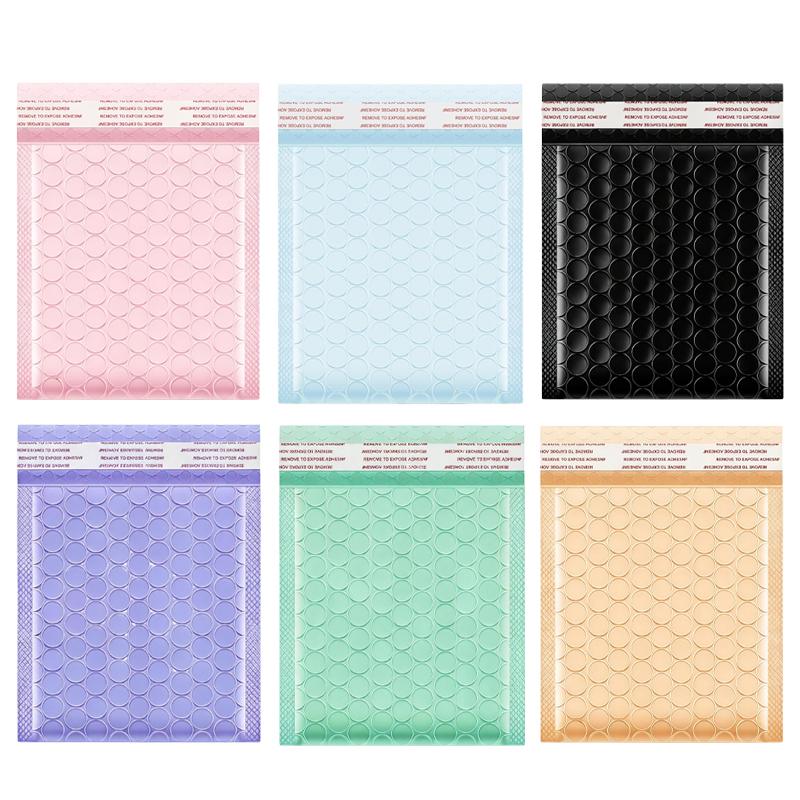 11x15cm Small Shipping Bubble Mailers 4x6 Inch Adhesive Colored Poly Bubble Mailer Padded Envelopes for Packaging DIY Gifts