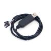 USB-Serial модуль CH340G с кабелем для прошивки RS232 и корпусом