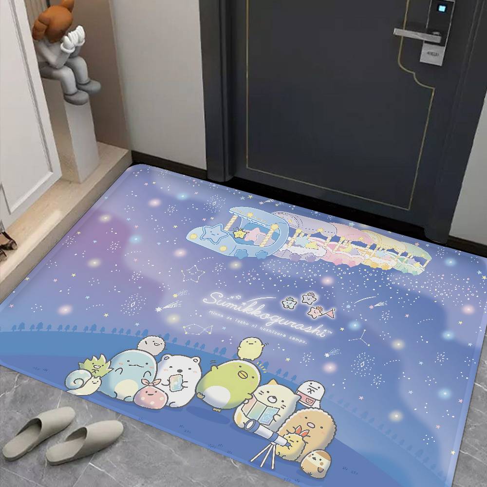 Cartoon Sumikko Gurashi Kitchen Mat Kids Room Bedroom Decoration Balcony Anti-Slip Doormat Living Room Alfombra