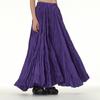 Fluttering Draping Pressed Wrinkled Half-body Skirt Plus Size Women's Skirt Loose Oversized Swing Skirt