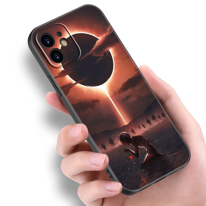 Чехол для телефона «Аниме Берсерк Кишки» для Apple iPhone 14 13 12 Mini 11 Pro Max 7 8 XR X XS 7 8 Plus SE 2020 2022, черный мягкий чехол