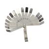 16-Piece Bent Stainless Steel Feeler and Thickness Gauge Set