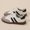 2025 Spring Women's Korean Retro White Flat Training Sneakers - Versatile, Casual, and In Stock