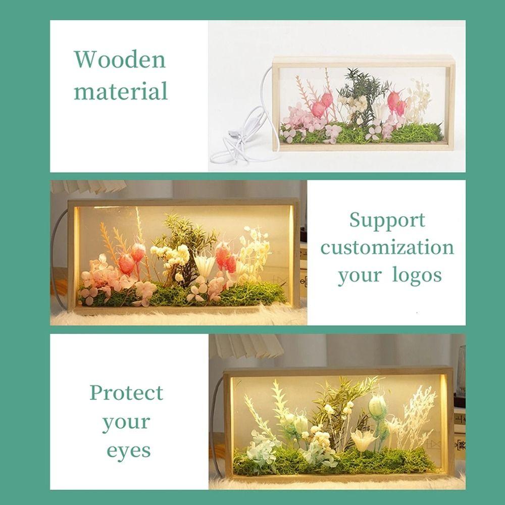 Creative Shadow Box Frame Rectangle Doll Display Stand Figures Display Case  Wedding Gift
