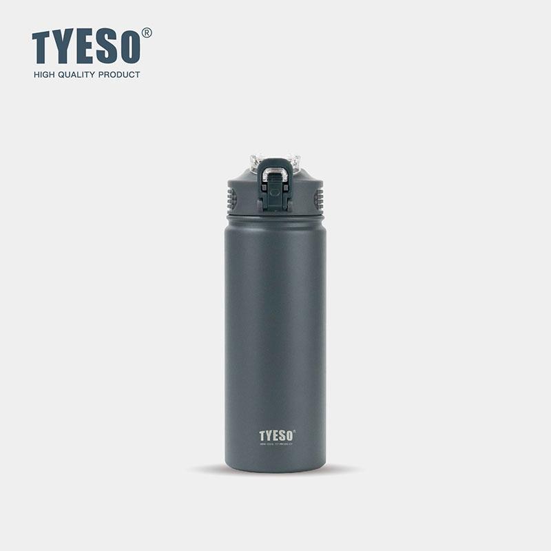 Tyeso 600 мл Портативные термосы из нержавеющей стали 304 с вакуумной изоляцией, с двойными стенками, термобутылка для горячих и холодных напитков, дорожная кружка