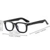 Fashion Vintage Square Clear Lens Classic Eyeglasses Frame Male Elegant Glasses Men Women Transparent Lens