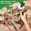 Hand Sowing Tool Mini Seeder Set Manual Seeds Dispenser Handheld Garden Sower And Dibber Planting Tool for Tiny Seeds Gardeners