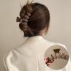 Large Ponytail Shark Hairpins for Women Korean Claw Clip Thick Hair Soild Color Crab Hair Clip Barrettes