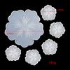Resin Crystal Epoxy Mold Irregular Flower Coaster Casting Silicone Mould DIY Crafts Tray Fruit Plate Decor
