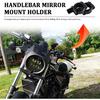 2PCS Motorcycle Mirror for Handlebars Mount,8mm Thread Handlebar Mount for Motorcycle Rear View Mirrors,Motorcycle Side Mirror Adaptor for Bike/ATV