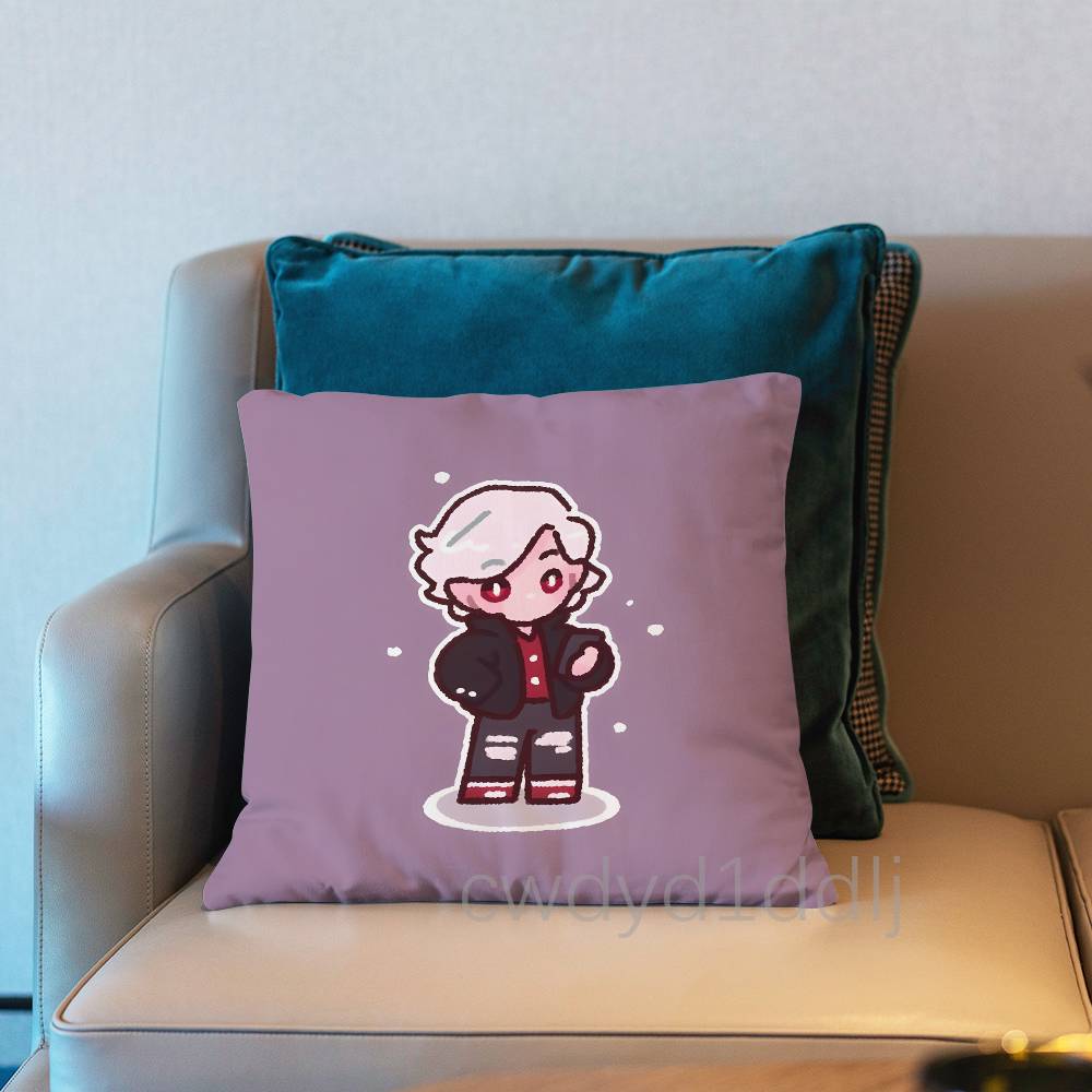 S-Scott Smajor Vampires Smp Pillow Case Short Plush Sofa Decorative Gift Home Double-Sided Printing Cushio