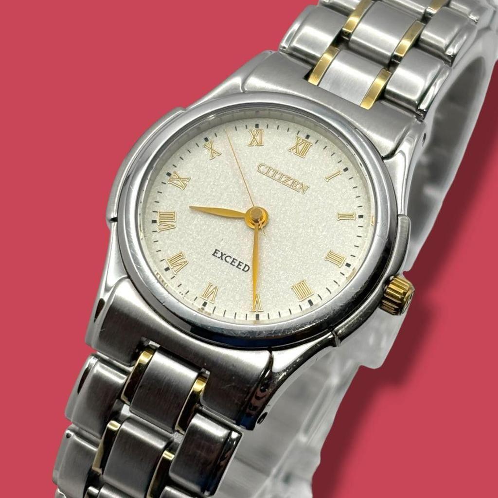 Used Vintage Good Condition Working Item Citizen Exceed Ladies Watch Made in 1991