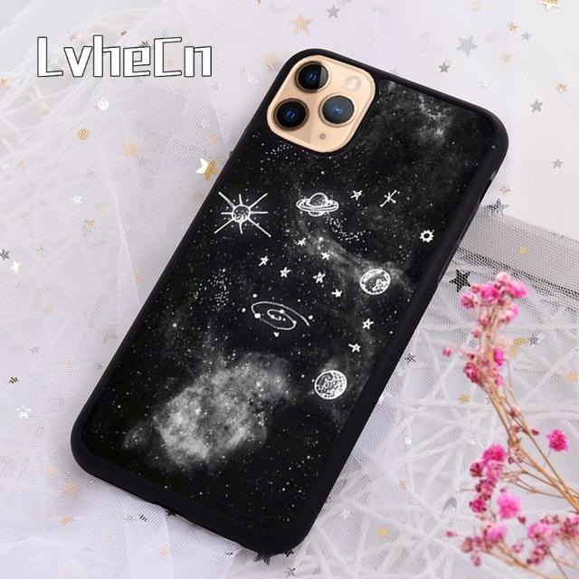 LvheCn Мультяшные Планеты Звезды Чехол для Телефона Для Для iPhone 17 Air 13 12 14 15 16 Pro Max Plus