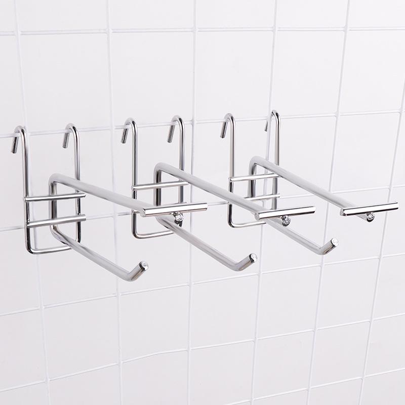 Металлический крючок для полки Lux для этикеток - двойной провод, многослойная конструкция