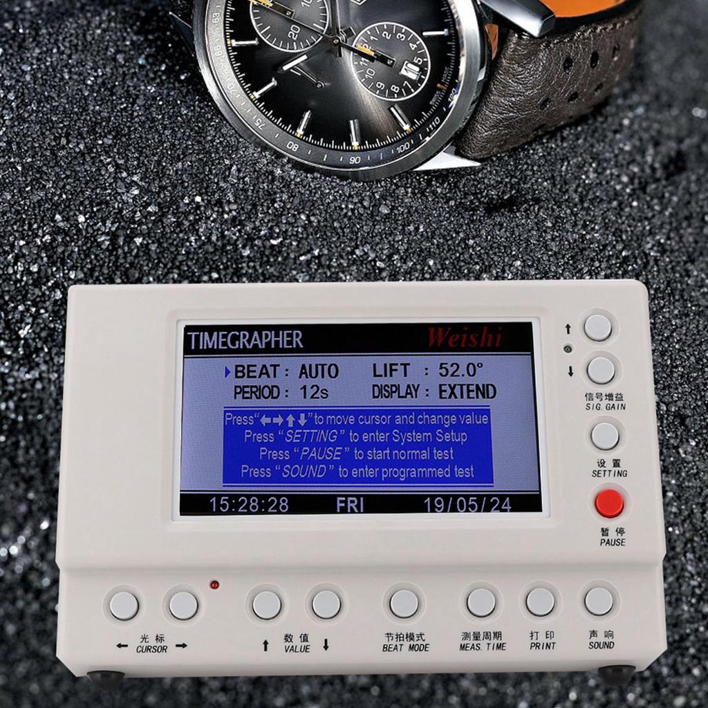 Weishi6000 Высокоточный инструмент для тестирования механических часов Timegrapher Tool