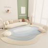 Light Luxury Living Room Carpet Large-sized Irregular Shaped Bedroom Bedside Carpet Sofa Coffee Table Carpet