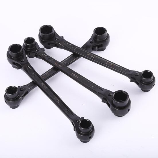 Многофункциональный двусторонний ключ с двойной головкой, не подверженный ржавчине, оборудование для мастерских, быстрый трещоточный ключ для дома