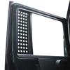 Накладка на заднее окно автомобиля, декоративная рамка для Jeep Wrangler JK 2007-2017, 4-дверная версия, металлические автомобильные аксессуары