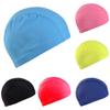 Unisex Adult Kids Plain Swim Hat Swimming Diving Pool Beach Head Cap