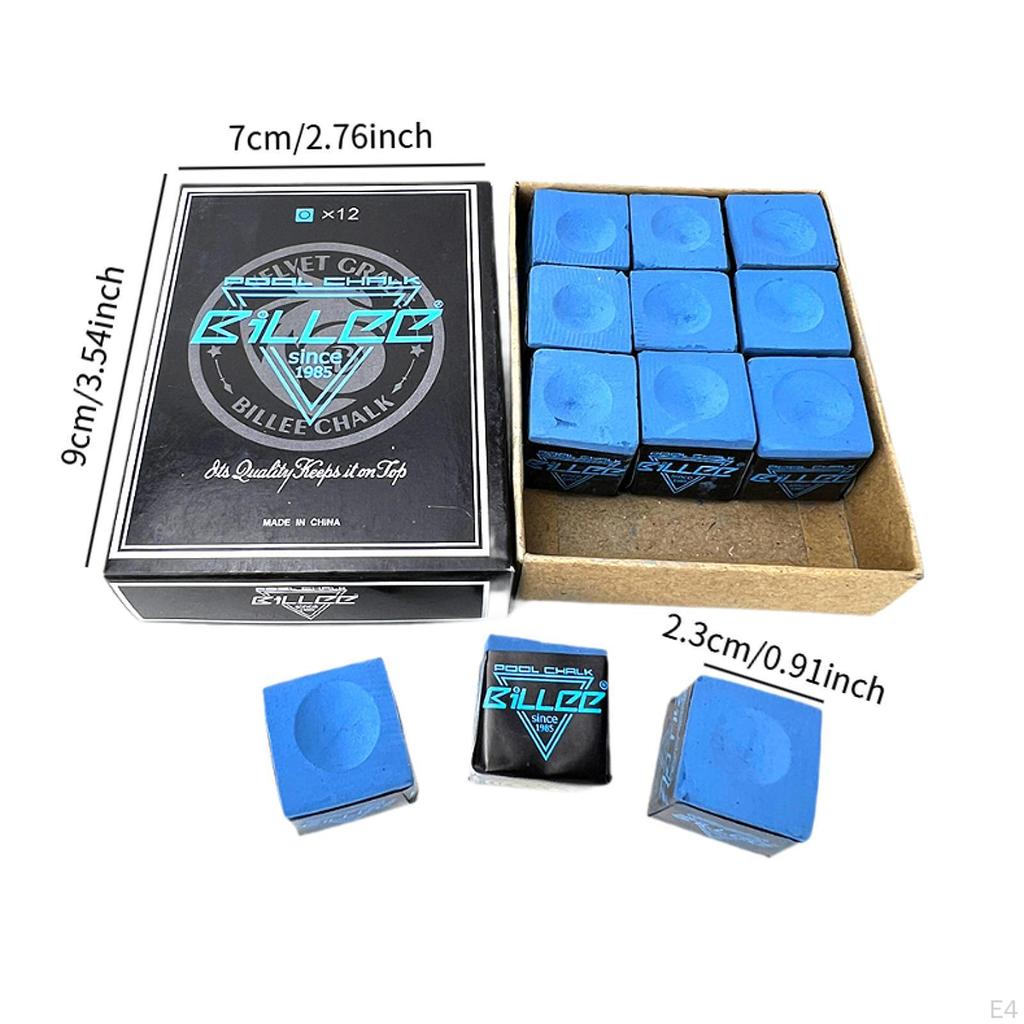12 шт. Мелки для бильярдного кия, аксессуары для бильярдного стола