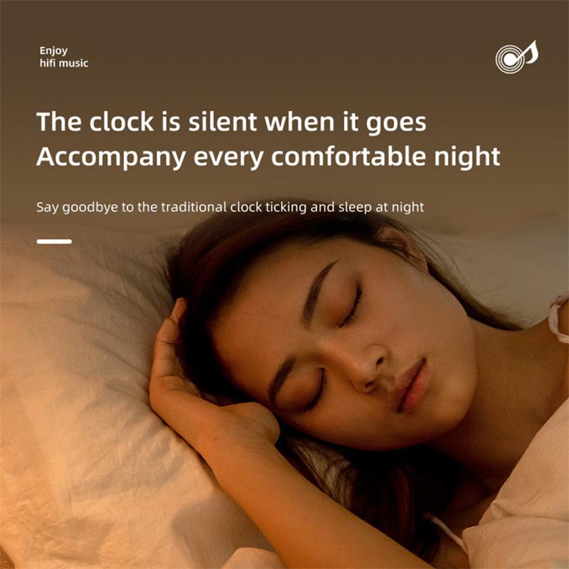 Led Mirror Alarm Clock Wireless Bluetooth-compatible 5.0 Hi-fi Speaker Subwoofer Portable Audio