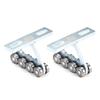 8 Wheel Hoist Trolley Rollers Strut Trolley Assembly for Electric Hoist for Taller Strut Channel High Strength Assembly