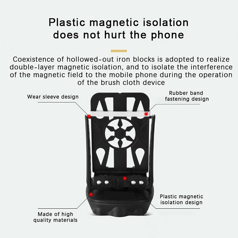 Automatic Swing Shake Phone Wiggler Device Record Step Artifact Motion Brush Step Pedometer Holder Mobile Phone Stand