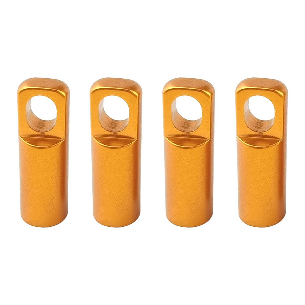 4PCS Bicycle Tire Presta Valve Cap Wheel Aluminum Alloy Valve Dust Cover Protector Bike Presta Cap Dustproof Cycling Accessories