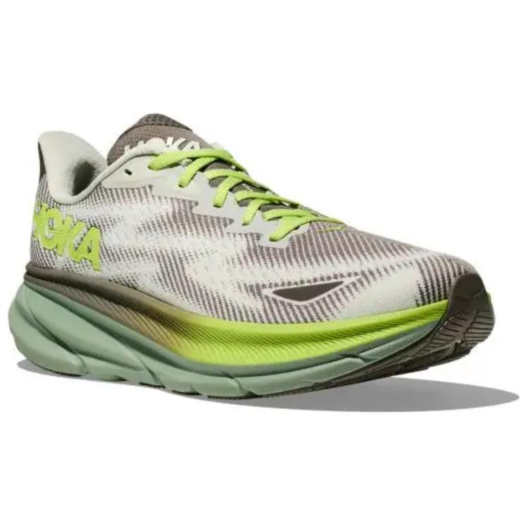 HOKA Clifton 9 GORE-TEX Slate Aloe Vera Men Sneakers Green 1141470-STLV