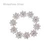 Craft Hairpin Accessories Flatback Apparel Sewing Rhinestone Button Pearl Buckle Snowflake Buttons